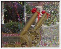 Historical Confetti Shooter BLACK BEARD