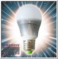 LED Light Bulb E27 with 3 x 2 Watt � Intensity like 30 Watt