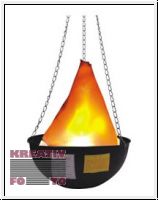 LED Flame Blanket in a Bowl � Flame Light incl. Chains